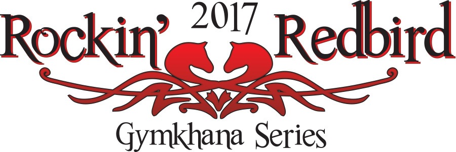 Rockin' Redbird Gymkhana Series 2017 logo.